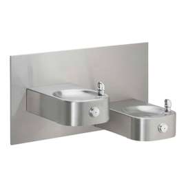 Soft Sides Heavy Duty ADA Bi-Level Fountain in Stainless Steel
