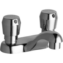 Metered 2-Hole Faucet in Chrome