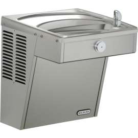 VRCGRN8 Vandal-Resistant Wall Mount Single Green ADA Cooler in Stainless Steel