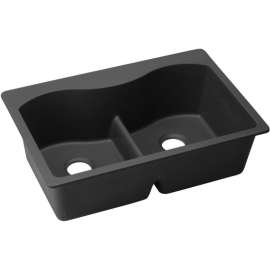 Double Bowl Top Mount Sink with Pre-scores for up to 4 Faucet Holes