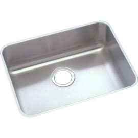 Lustertone ELUHAD191650 Stainless Steel Single Bowl Undermount Sink in Lustrous Highlighted Satin