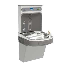 EZH2O LZS8WSLK Filtered Bottle Filling Station with Single ADA Cooler in Light Gray Granite