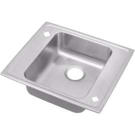 DRKAD222045 Stainless Steel Single Bowl Top Mount Sink
