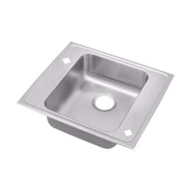 DRKAD252240 Stainless Steel Single Bowl Top Mount Sink