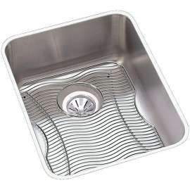 Stainless Steel Single Bowl Undermount Sink Kit in Lustrous Highlighted Satin