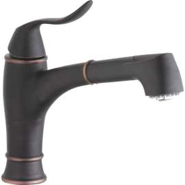 Explore LKEC1042RB Pull-Out Bar/Prep Single-Hole Faucet in Oil Rubbed Bronze