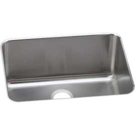 Gourmet Lustertone ELUH231712 Stainless Steel Single Bowl Undermount Sink in Lustrous Highlighted Satin