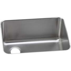 Gourmet Lustertone ELUH231712L Stainless Steel Single Bowl Undermount Sink in Lustrous Highlighted Satin