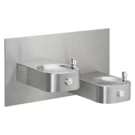 EHWM217C Soft Sides Heavy Duty ADA Bi-Level Fountain in Stainless Steel