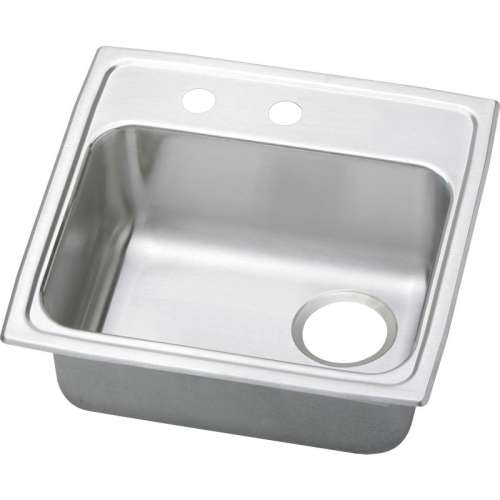 Elkay Celebrity 19-1/2-In 20 Gauge Stainless Steel Single-Bowl Drop-In ADA Kitchen Sink