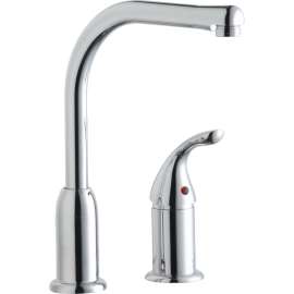 2-Hole Kitchen Faucet with Remote Handle in Chrome