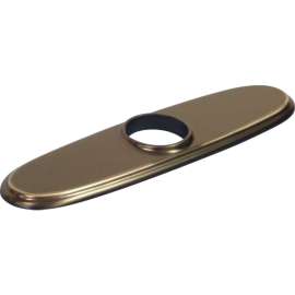 LK130AS 3-Hole Escutcheon Plate in Antique Steel
