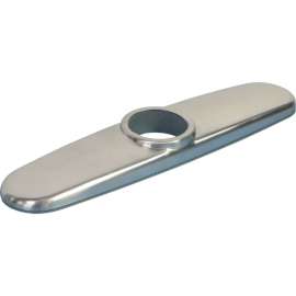 LK131LS 3-Hole Escutcheon Plate in Lustrous Steel