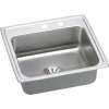 Elkay Gourmet Lustertone Stainless Steel Single-Bowl Top-Mount Sink