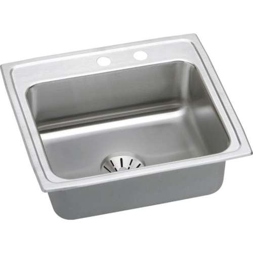 Elkay Gourmet Lustertone Stainless Steel Single-Bowl Top-Mount Sink
