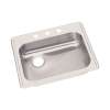 GE12522LMR2 Stainless Steel Single Bowl Top Mount Sink with MR2 Faucet Holes in Satin