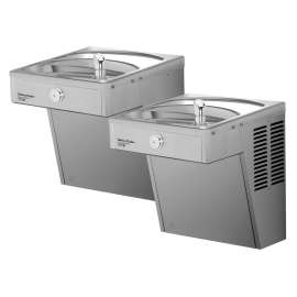 Wall Mount Vandal-Resistant Greenspec Bi-Level Ada Cooler Non-Filtered Refrigerated Stainless, 8754080083
