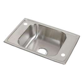 Celebrity Stainless Steel 25" X 17" X 6-7/8", 0-Hole Single Bowl Drop-In Classroom Sink, CDKR25170