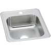 Celebrity Stainless Steel 17" X 21-1/4" X 6-7/8" 1-Hole Single Bowl Drop-In Sink, CR17211