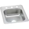 Celebrity Stainless Steel 17" X 21-1/4" X 6-7/8" 3-Hole Single Bowl Drop-In Sink, CR17213