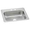Celebrity Stainless Steel 25" X 22" X 7" 2-Hole Single Bowl Drop-In Sink, CR25222