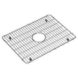 Crosstown Stainless Steel 19-3/8" X 14-1/8" X 1-1/4" Bottom Grid W/Center Drain, CTXBG1914