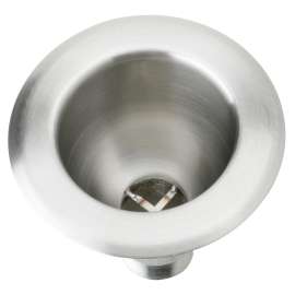 Stainless Steel 6-3/8" X 6-3/8" X 4" Single Bowl Cup Drop-In Sink, CUPR4