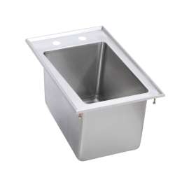 Stainless Steel 13" X 17" X 6" 18 Gauge One Compartment Drop-In Sink, DI10126X