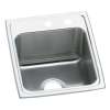 Lustertone Classic Stainless Steel 17" X 20" X 10-1/8" Mr2-Hole Single Bowl Drop-In Sink, DLR172010MR2