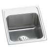 Lustertone Classic Stainless Steel 17" X 22" X 10-1/8", 0-Hole Single Bowl Drop-In Sink With Perfect Drain(R), DLR172210PD0