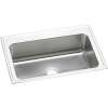 Lustertone Classic Stainless Steel 33" X 22" X 10-1/8", Single Bowl Drop-In Sink, DLRS3322100