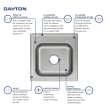 Dayton Stainless Steel 20