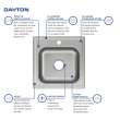 Dayton Stainless Steel 20
