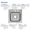 Dayton Stainless Steel 20
