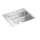 Lustertone Classic Stainless Steel 25" X 22" X 5-1/2" Single Bowl Drop-In Classroom Ada Sink, DRKAD252255L4
