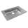 Lustertone Classic Stainless Steel 31" X 19-1/2" X 5-1/2" 2Lm-Hole Single Bowl Drop-In Classroom Ada Sink, DRKAD3119552LM
