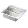 Lustertone Classic Stainless Steel 22" X 19-1/2" X 5-1/2" Single Bowl Drop-In Classroom Ada Sink, DRKADQ222055R2