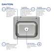 Dayton Stainless Steel 25