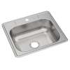 Dayton Stainless Steel 25" X 22" X 8-1/16" 1-Hole Single Bowl Drop-In Sink, DSE125221