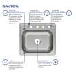 Dayton Stainless Steel 25