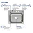 Dayton Stainless Steel 25