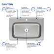 Dayton Stainless Steel 33