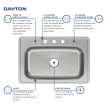 Dayton Stainless Steel 33