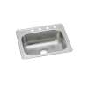 Dayton Stainless Steel 25" X 22" X 8-1/16" 3-Hole Single Bowl Drop-In Sink (10 Pack), DSEW10125223