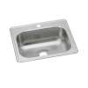Dayton Stainless Steel 25" X 22" X 8-1/16" 1-Hole Single Bowl Drop-In Sink (40 Pack), DSEW40125221