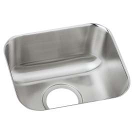 Dayton Stainless Steel 14-1/2" X 12-1/2" X 6-1/2" Single Bowl Undermount Bar Sink, DXUH1210
