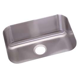 Dayton Stainless Steel 23-1/2" X 18-1/4" X 8" Single Bowl Undermount Sink, DXUH2115