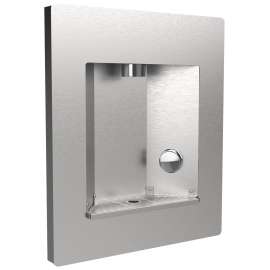 Ezh2O Commercial Water Dispenser Non-Filtered Non-Refrigerated Stainless With Brass Drain, EBWDCM0SSC-BD