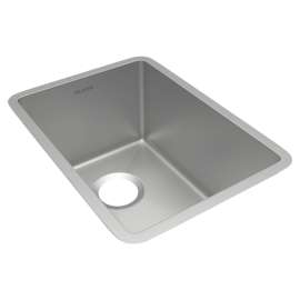 Crosstown 18 Gauge Stainless Steel 13-1/2" X 18-1/2" X 9" Single Bowl Undermount Bar Sink, ECTRU12179T