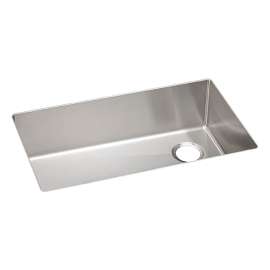 Crosstown 18 Gauge Stainless Steel 31-1/2" X 18-1/2" X 9" Single Bowl Undermount Sink, ECTRU30179RT